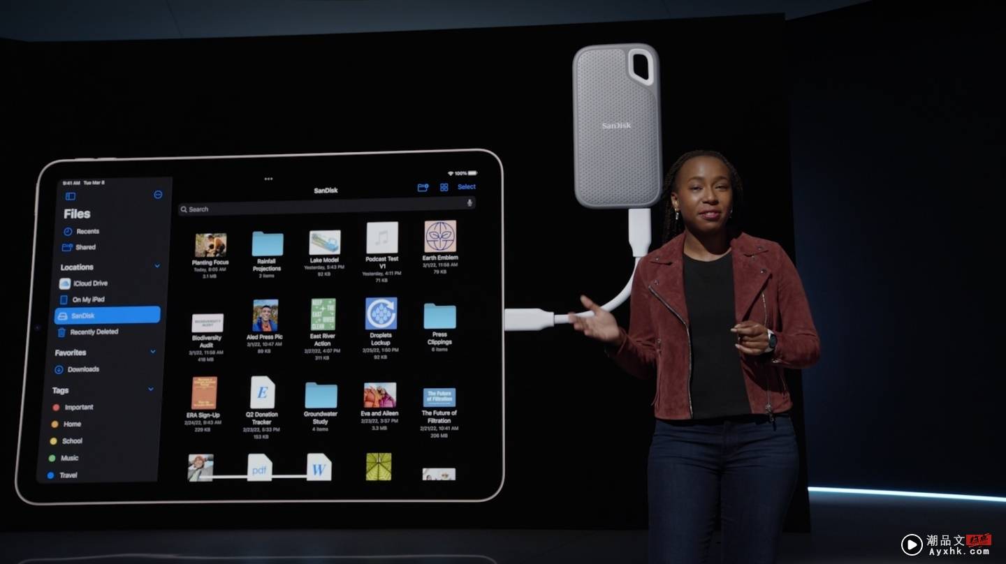 苹果 iPad Air 5 亮相！搭载 M1 晶片、支援 5G，还加入了‘ 人物居中 ’功能 最低售价 17,900 元起 数码科技 图7张